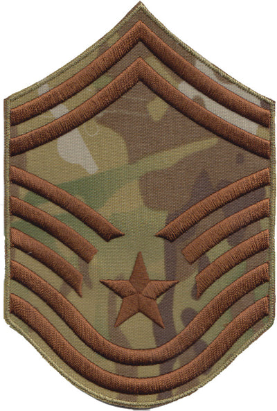 Large Senior Master Sergeant (SMSgt) USAF OCP Rank Patch